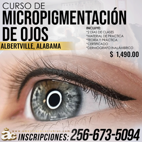 Curso de Micropigmentación de Ojos